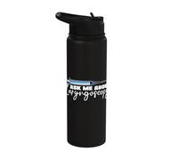 Ask Me About Laryngoscope Nurse Anesthetist Anesthesia Humor Stainless Steel Insulated Water Bottle