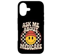 Ask Me About Medicare Groovy Health Insurance Consultant Case for iPhone 17