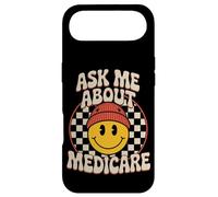 Ask Me About Medicare Groovy Health Insurance Consultant Case for iPhone Air