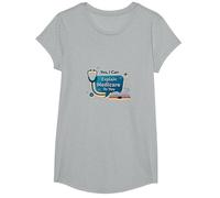 Ask Me About Medicare - I Can Explain It to You T-Shirt, Girls, Heather Grey, Medium