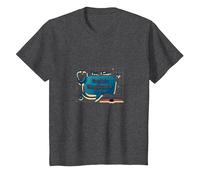 Ask Me About Medicare - I Can Explain It to You T-Shirt, Kids, Dark Heather Grey, 4 Years