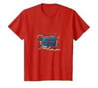Ask Me About Medicare - I Can Explain It to You T-Shirt, Kids, Red, 6 Years