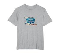 Ask Me About Medicare - I Can Explain It to You T-Shirt, Men's Big and Tall, Heather Grey, 6X Tall