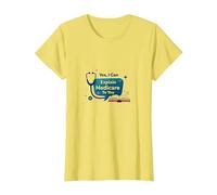 Ask Me About Medicare - I Can Explain It to You T-Shirt, Women, Lemon, XS