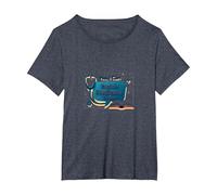 Ask Me About Medicare - I Can Explain It to You T-Shirt, Women's Plus, Heather Blue, 6X