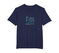 Ask Me About Medicare: I Speak Medicare Fluently T-Shirt, Men's Big and Tall, Navy, 3X Tall