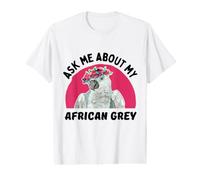 Ask Me About My African Grey Parrot Value Graphic T-Shirt
