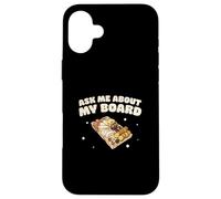 Ask Me About My Board Cool French Cuisine Charcuterie Artist Case for iPhone 16 Plus