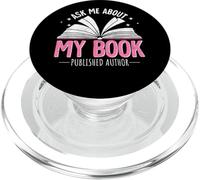Ask Me About My Book Published Author Pride PopSockets PopGrip for MagSafe