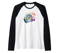 Ask Me About My Butthole | Funny Yeti UFO | Alien Abduction Raglan Baseball Tee