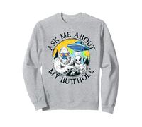 Ask Me About My Butthole | Funny Yeti UFO | Alien Abduction Sweatshirt