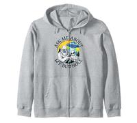 Ask Me About My Butthole | Funny Yeti UFO | Alien Abduction Zip Hoodie