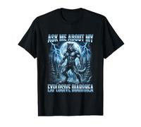 Ask Me About My Explosive Diarrhea Funny Alpha Wolf Value Graphic T-Shirt