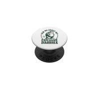 Ask Me About My Explosive Diarrhea Funny Frog PopSockets Adhesive PopGrip