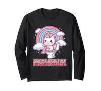 Ask Me About My Explosive Diarrhea Funny Unicorn Long Sleeve T-Shirt