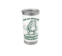 Ask Me About My Explosive Diarrhea Stainless Steel Insulated Tumbler