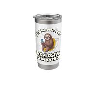 Ask Me About My Explosive Diarrhea Stainless Steel Insulated Tumbler