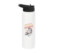 Ask Me About My Explosive Diarrhea Stainless Steel Insulated Water Bottle