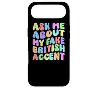Ask Me About My Fake British Accent | Edgy Adult Humor Funny Case for iPhone Air