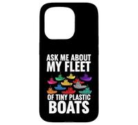 Ask Me About My Fleet Of Tiny Plastic Boats 3D Printing Fun Case for iPhone 15 Pro