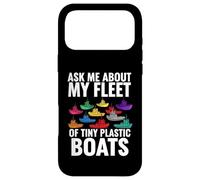 Ask Me About My Fleet Of Tiny Plastic Boats 3D Printing Fun Case for iPhone 17 Pro Max