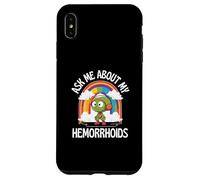 Ask Me About My Hemorrhoids Martian Embarrassing Gaggy Fun Case for iPhone XS Max