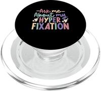 Ask me about my hyperfixation Neurodiversity Autism adhd PopSockets PopGrip for MagSafe
