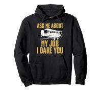 Ask Me About My Job I Dare You Crop Dusting Aviation Pullover Hoodie