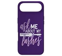 Ask Me About My Lashes Beauty Makeup Quote Case for iPhone Air