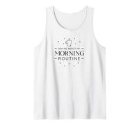 Ask Me About My Morning Routine - Funny Coffee Tank Top