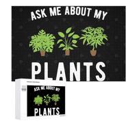 Ask Me About My Plants Family Jigsaw Puzzle, 1000 PCS, for Adults And Families, Shared Puzzle Time for Family And Friends, at Home