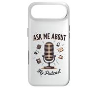 Ask Me About My Podcast Microphone Case for iPhone Air