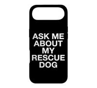 Ask Me About My Rescue Dog Adopter Case for iPhone Air