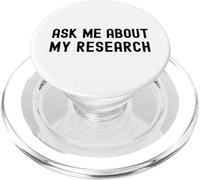 Ask Me About My Research | Funny Science Laboratory | DNA PopSockets PopGrip for MagSafe