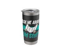 Ask Me About Old Stuff Studies Humanity Ancient Anthropology Stainless Steel Insulated Tumbler