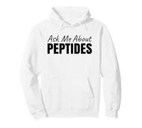 Ask Me About Peptides Stack Fitness Biohacker Science Gym Pullover Hoodie