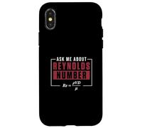 Ask Me About Reynolds Number Aeronautics Aerospace Engineer Case for iPhone X/XS