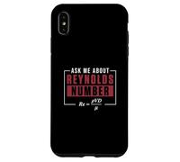 Ask Me About Reynolds Number Aeronautics Aerospace Engineer Case for iPhone XS Max