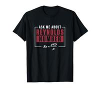 Ask Me About Reynolds Number Aeronautics Aerospace Engineer T-Shirt