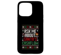 Ask Me About Santas Cash-Flow Accountant Ugly Christmas Case for iPhone 15 Pro Max