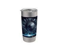 Ask Me About The Black Knight Satellite Ancient UFO Stainless Steel Insulated Tumbler