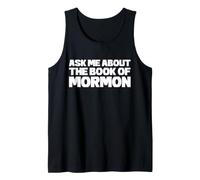 Ask Me About The Book of Mormon Design Tank Top
