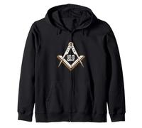 Ask Me About The Goat Square Compass Zip Hoodie