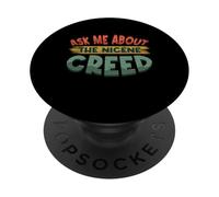 Ask Me About The Nicene Creed Orthodox Catholic PopSockets Adhesive PopGrip