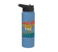 Ask Me About The Nicene Creed Orthodox Gr atholic Stainless Steel Insulated Water Bottle