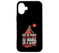 Ask Me About The Scarf They Never Wore Funny Knitter Case for iPhone 16 Plus