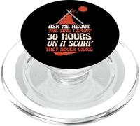 Ask Me About The Scarf They Never Wore Funny Knitter PopSockets PopGrip for MagSafe