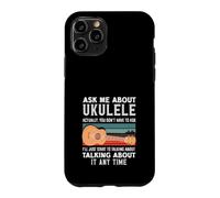 Ask Me About Ukulele It Any Time Retro Vintage Case for iPhone 11 Pro