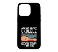 Ask Me About Ukulele It Any Time Retro Vintage Case for iPhone 15 Pro Max