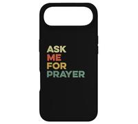 Ask Me For Prayer Pray Praying Christians Intercession Jesus Case for iPhone Air
